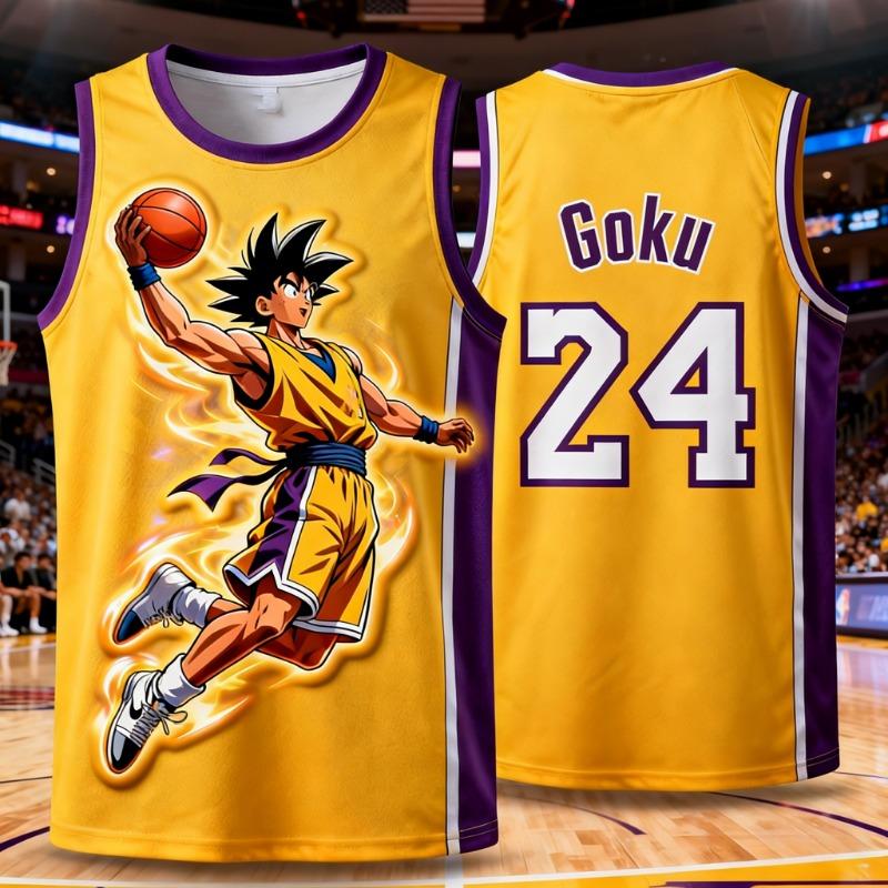 2026 Лето Dragon Ball Ретро Фитнес Жилет Мужской Оверсайз 3D Печать Жилет Семейный Унисекс Детская Спортивная Рубашка