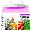 1200 Вт Лампы для выращивания Светодиодный светильник для выращивания 289 светодиодов Полный спектр для теплицы Комнатный Гидропонный Растение Рассада Цветок
