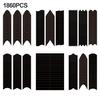 1860Pcs/Set French Tip Nail Stickers Self-adhesive Manicure Strips Auxiliary Stickers for French Nails