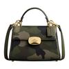 Coach Eliza 18 Snap Closure Detachable Shoulder Strap Smooth Leather Crossbody Shoulder Handbag Small Women handbags Deep-Birch CW184-IMXAI