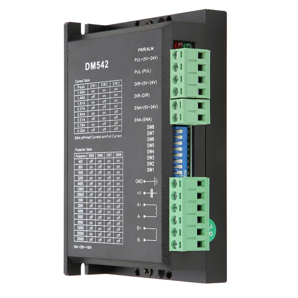1.0-4.2A Digital Microstep Driver 18-48VDC CNC Driver 2-Phase Controller For Nema 17 Motor