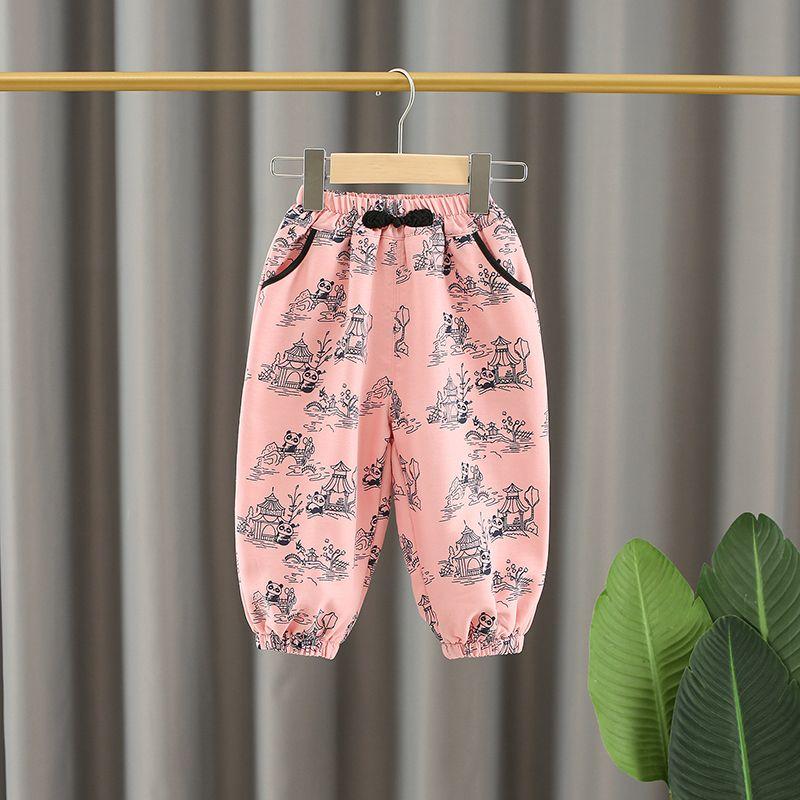 Children's Mosquito Repellent Pants Summer Thin Fit Outer Pants Lantern Pants