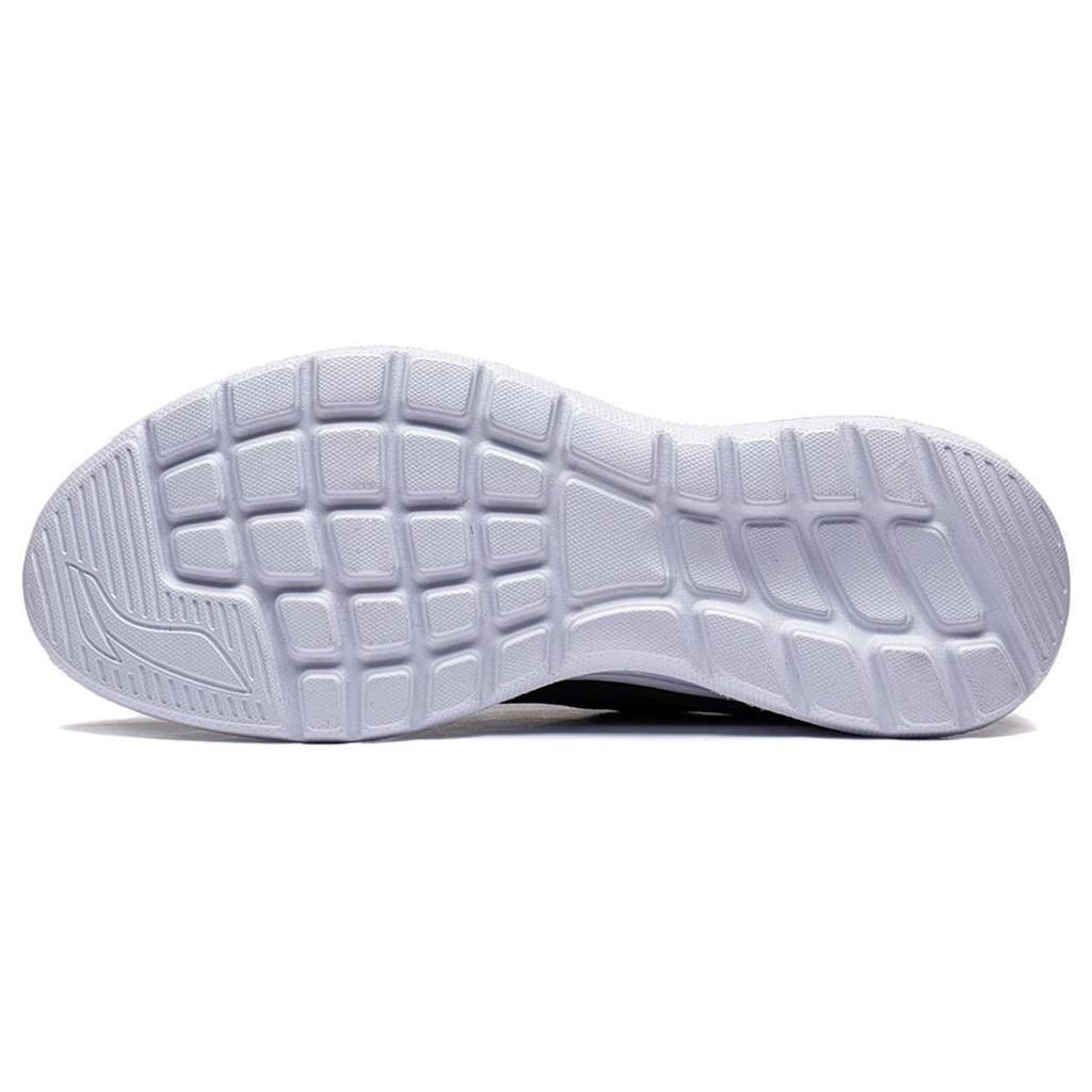 Li Ning Легкая Амортизация Перо, Износостойкие Низкие Повседневные Беговые Кроссовки Женские Черные ARST020-2