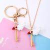 Модный аниме брелок Card Captor Sakura Киномото Сакура Звездный жезл Подвеска Ожерелье для женщин мужчин детей Ювелирные аксессуары
