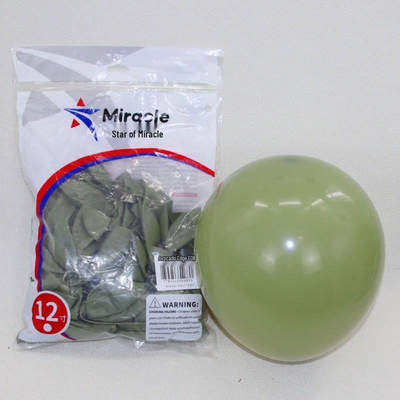 Miracle Star 12-дюймовые матовые латексные шары 100 шт. - Черный, Белый, Розовый, Телесный Цвет Декор для вечеринки