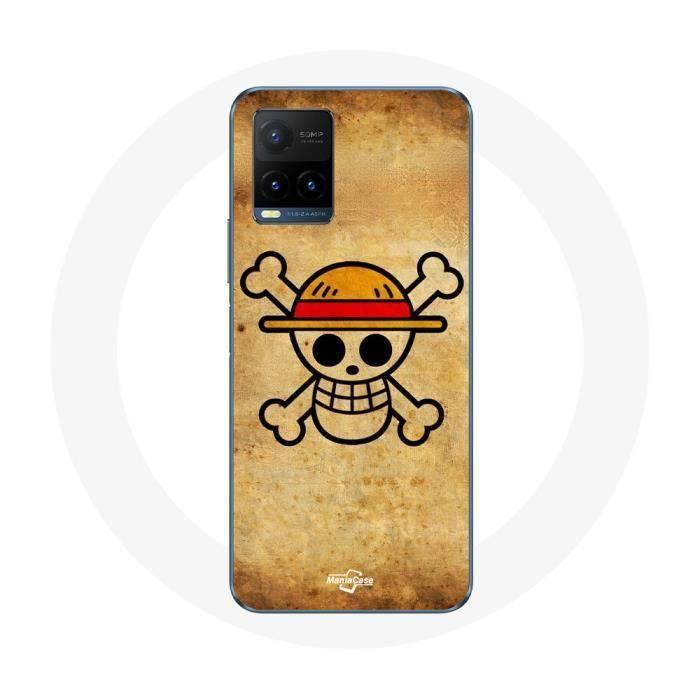 Чехол для Vivo Y21s 2021 / Y21 2021 One Piece Манга Череп