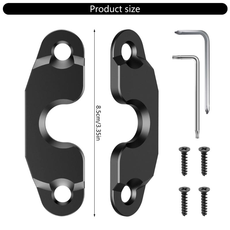 Высокопрочные алюминиевые зажимы для ремонта солнцезащитных козырьков салона автомобиля, держатели для крепления солнцезащитных козырьков, клипсы, подходят для 2018