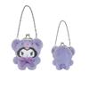 Плюшевый кошелек Morimoto Sangyo, Плюшевая сумочка-пенал Sanrio с персонажем Куроми, Милая, с цепочкой, брелоком, подвеской, Сумочка, В10 x Ш8,5 x Г2,5 см
