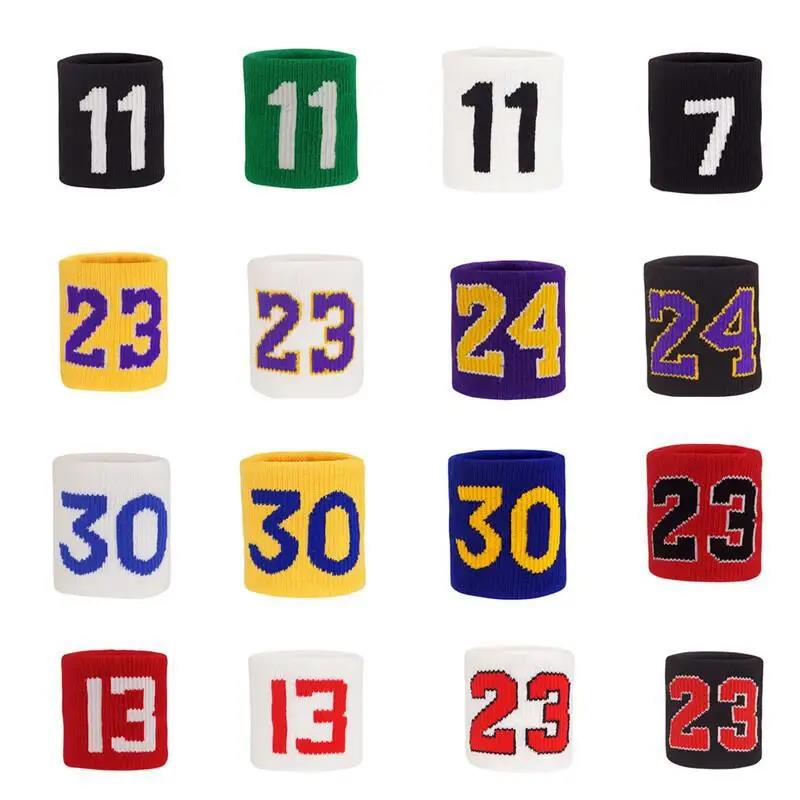 1PC Professional Basketball Sport Wristbands Fitness Sweatband Hand Wrist Support Brace Wraps Badminton Tennis Cotton Hand Band 1