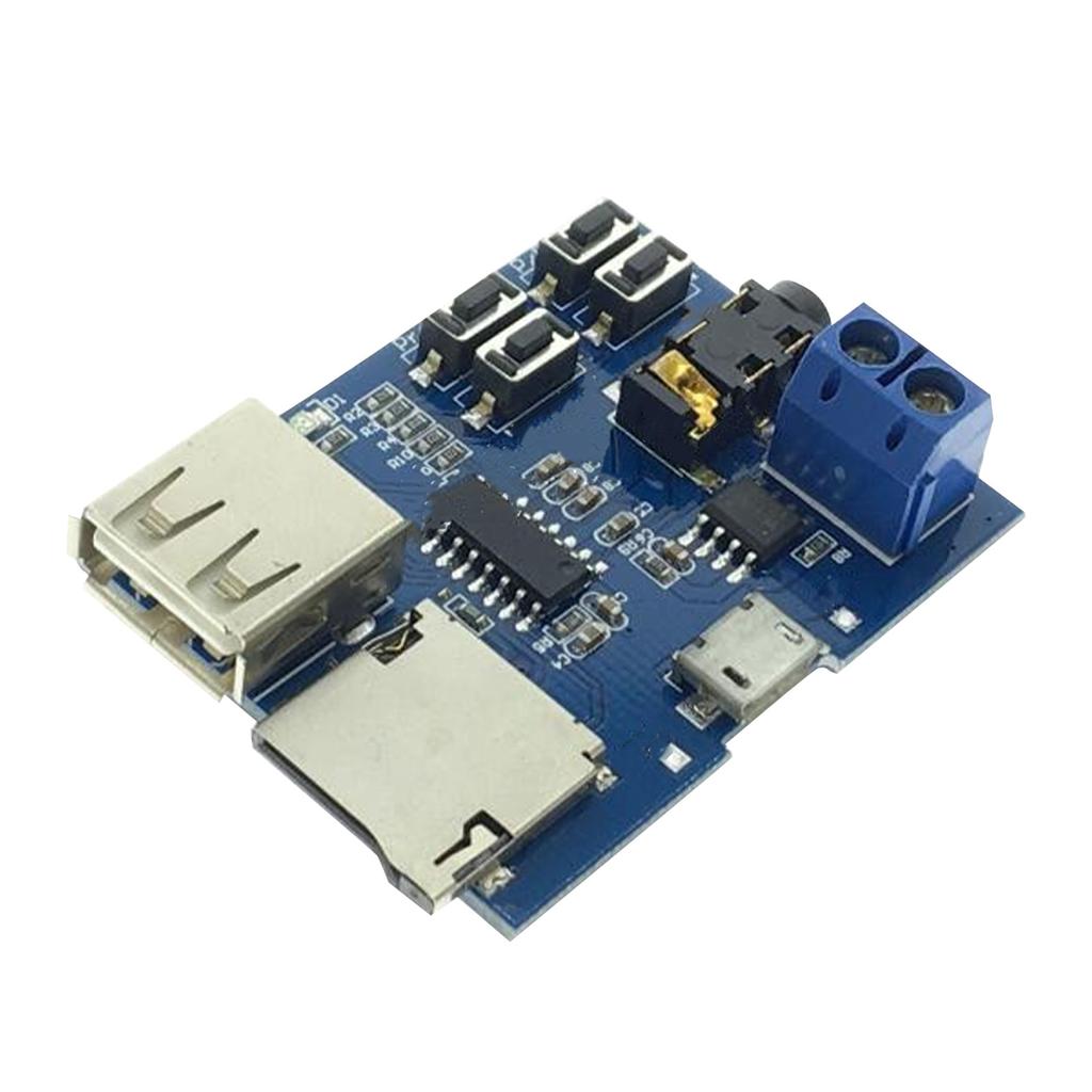 Плата декодера MP3 без потерь Управление кнопками Модуль декодирования MP3 с усилителем для USB-диска памяти