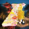 Luoyang Cultural Souvenir Magnet: Palace Lantern, Baima Temple, Yingtian, Longmen Grottoes