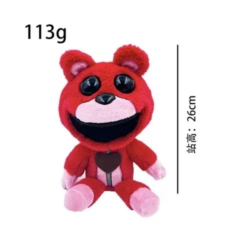Smiling Animal Anime Plush Toy Horror Doll Soft Model Toy Horror Smiling Cat Cartoon Festival Plush Gift Decoration