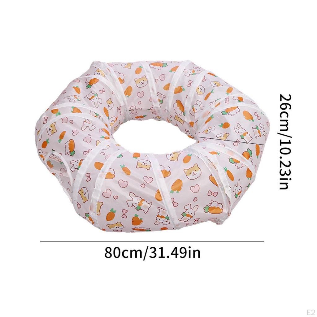 Кошачий туннель Круг Домашнее животное Прочная игровая площадка Игровые туннели Интерактивная игрушка для дома и улицы