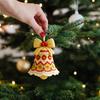 Рождественский колокольчик, декоративный праздничный реквизит, простой набор для вязания, набор рождественских колокольчиков, набор для начинающих для вязания крючком для взрослых