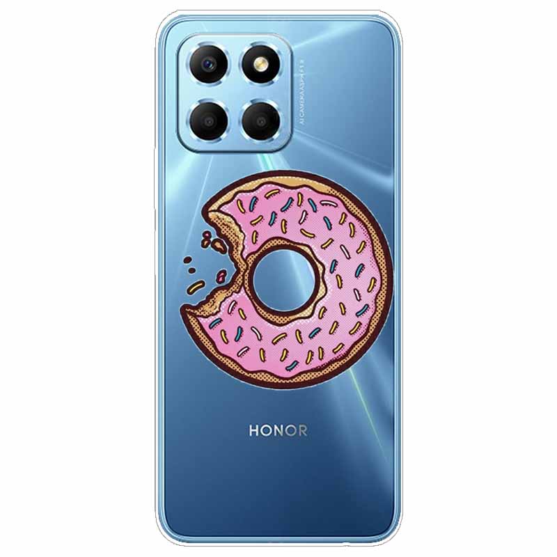 Чехол для Honor X6 HonorX6S Прозрачный Мягкий ТПУ силиконовый Чехол для телефона Для Huawei Honor X6S 2022 Чехол 6.5 Дюйма VNE-LX1 Прозрачный Funda