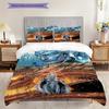 Power Intrigue Legacy Westeros Three-piece set (1 * duvet cover + 2 * pillowcase, without core) 2D Flat Soft and comfortable Bedding set