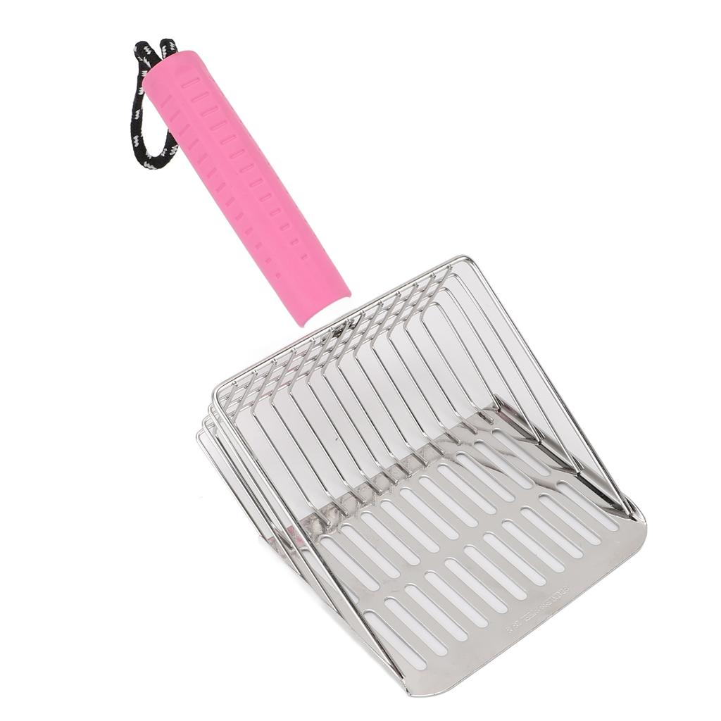 Cat Litter Scoop Detachable Handle Cat Litter Shovel Easy To Clean Stainless Steel Poop Scooper for Litter Box