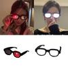 Anime Enthusiasts LED Glasses Carnival Christmas Glasses Photo Props Glowing Light Up Eyewear Teens Adult Christmas Gift