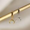 925 Sterling Silver Moon Hoop Earrings for Women Gold Silver Jewelry Party Gifts Wholesale S-E1378