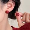 Серьги геометрической формы - Праздничные и уникальные для Нового года, подходят для осени и зимы, как аксессуар для ушей.