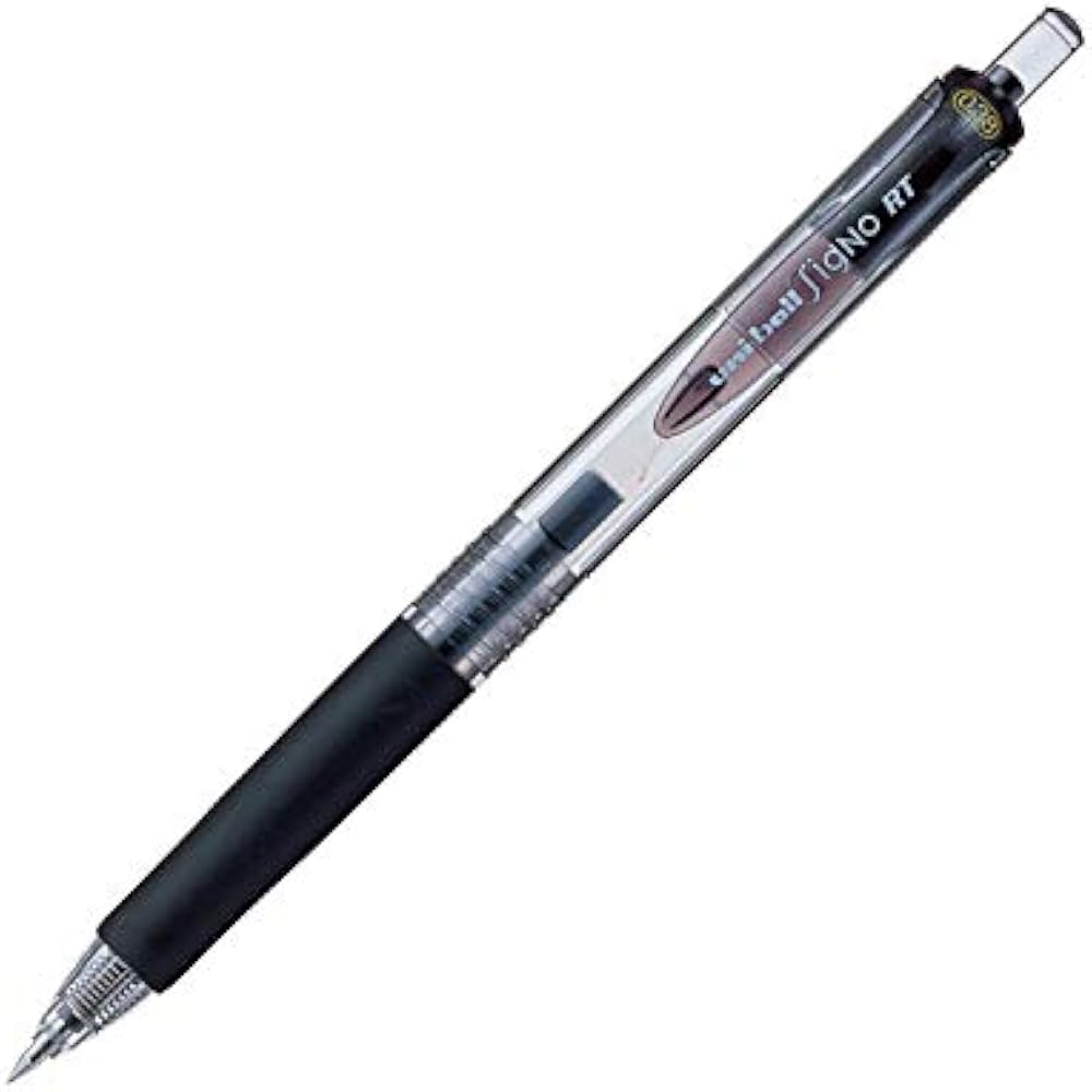 Гелевая ручка Mitsubishi Pencil Uniball Cygno RT 0,38 черная UMN103.24