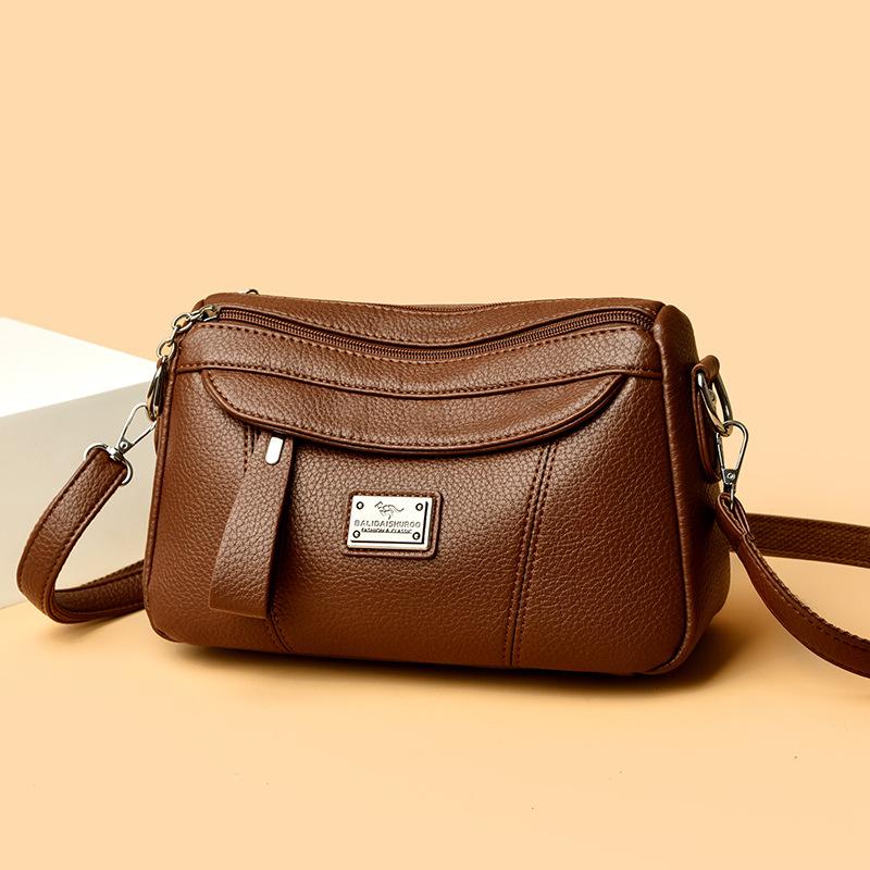 Женская сумка новая мода простая ретро сумка для мамы большая вместимость на плечо сумка-мессенджер женская