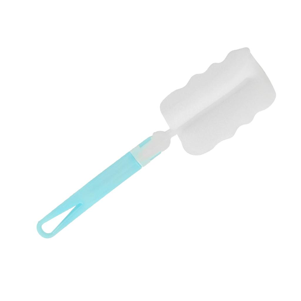 Длинная ручка для бутылочек Щетка для универсальной губки для чистки вакуумных бутылочек для кормления