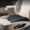 Утолщенная подушка на сиденье автомобиля из пены с эффектом памяти, противоскользящая, съемная, с поддержкой поясницы, черная