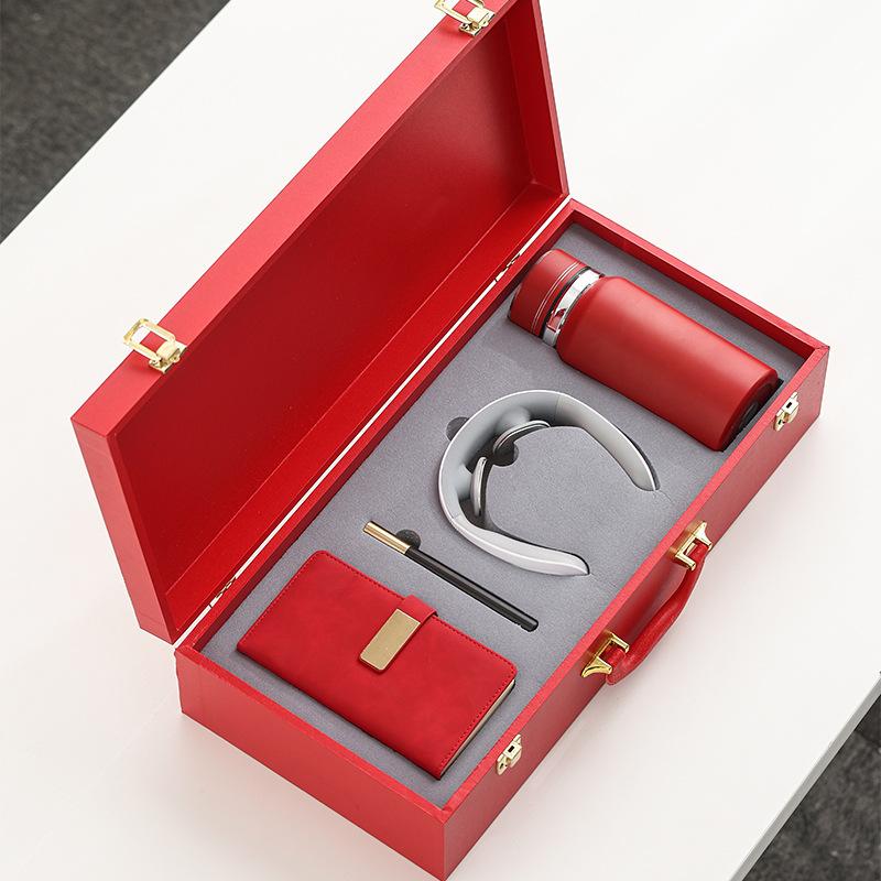 Business gift sets can be printed to send customers practical corporate anniversary activities souvenir employee benefits