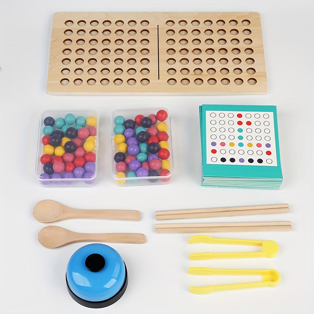 Игрушка-головоломка с разноцветными бусинами | Задействует обе руки и разум с логическим мышлением