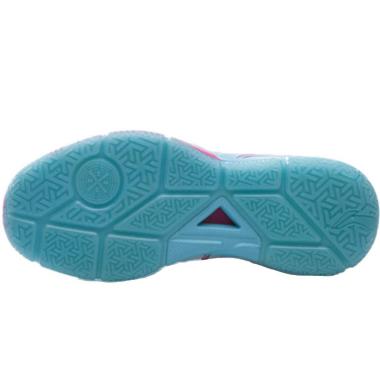 Li Ning ALL DAY 5 Синтетическая кожа Нескользящие Износостойкие Средневысокие Баскетбольные кроссовки Мужские Белые ABPQ015-2