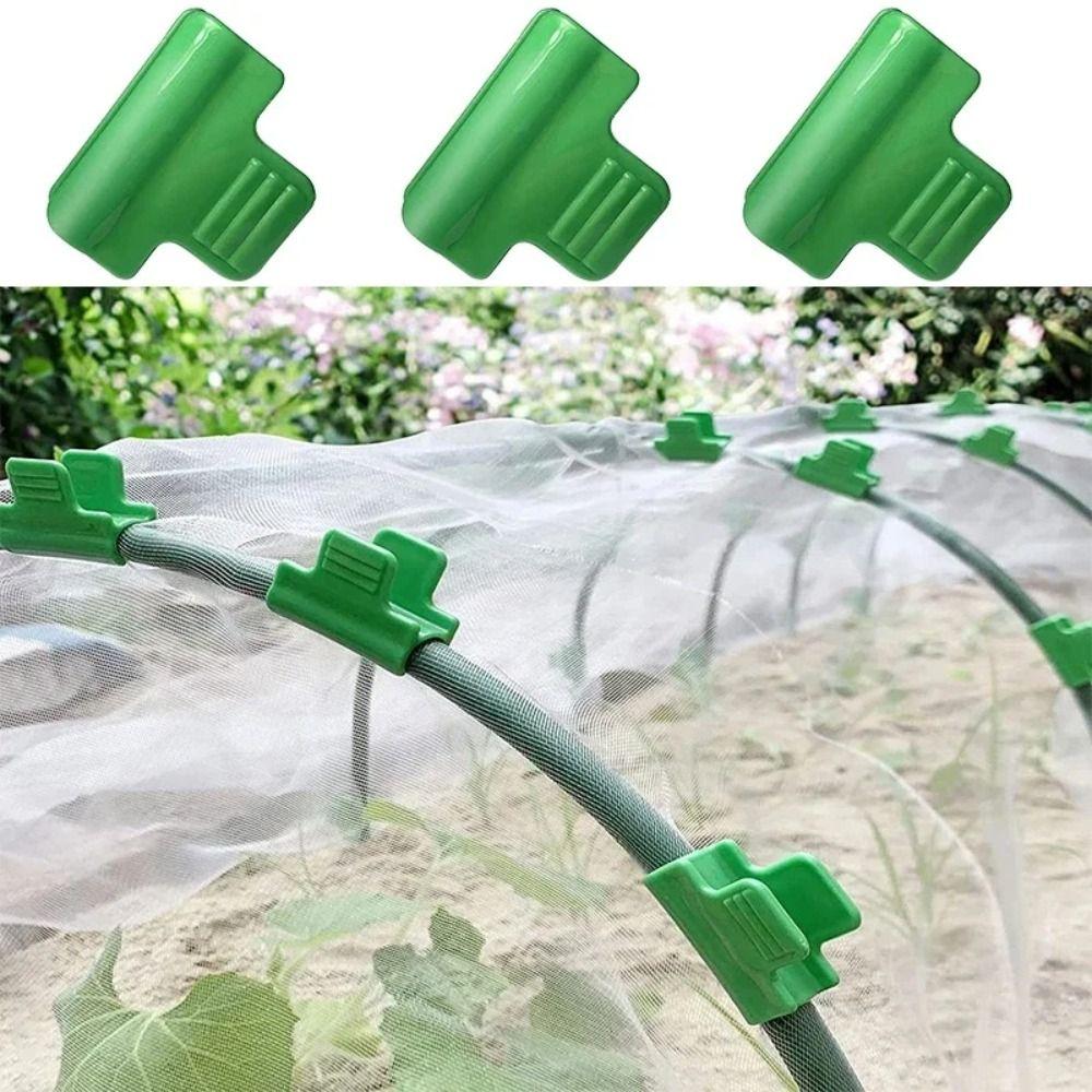 10Pcs Planting Tools Greenhouse Film Clamps Shed Row Cover Garden Stand Clip