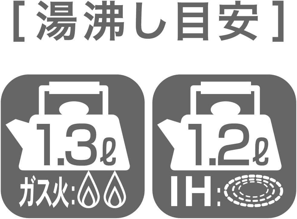 Yoshikawa Чайник со свистком «Chocolat» 1,8 л (белый) SJ2434, Сделано в Японии