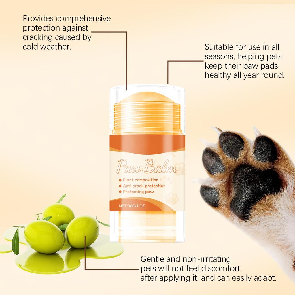 Крем для рук Pad для собак и кошек (1 унция), Натуральный безопасный лизун для собак, успокаивающий и увлажняющий крем для сухой, потрескавшейся и поврежденной кожи носов и локтей