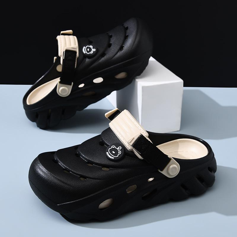 Hole Shoes Men's Summer New Thick-soled Casual Non-slip Outer Wear Beach Bag Head Couple Sandals