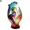 Декоративная настольная лампа в винтажном стиле, дизайн русалок-драконов, яркий цвет, привлекательный богемный цоколь из смолы, сексуальная одежда для взрослых
