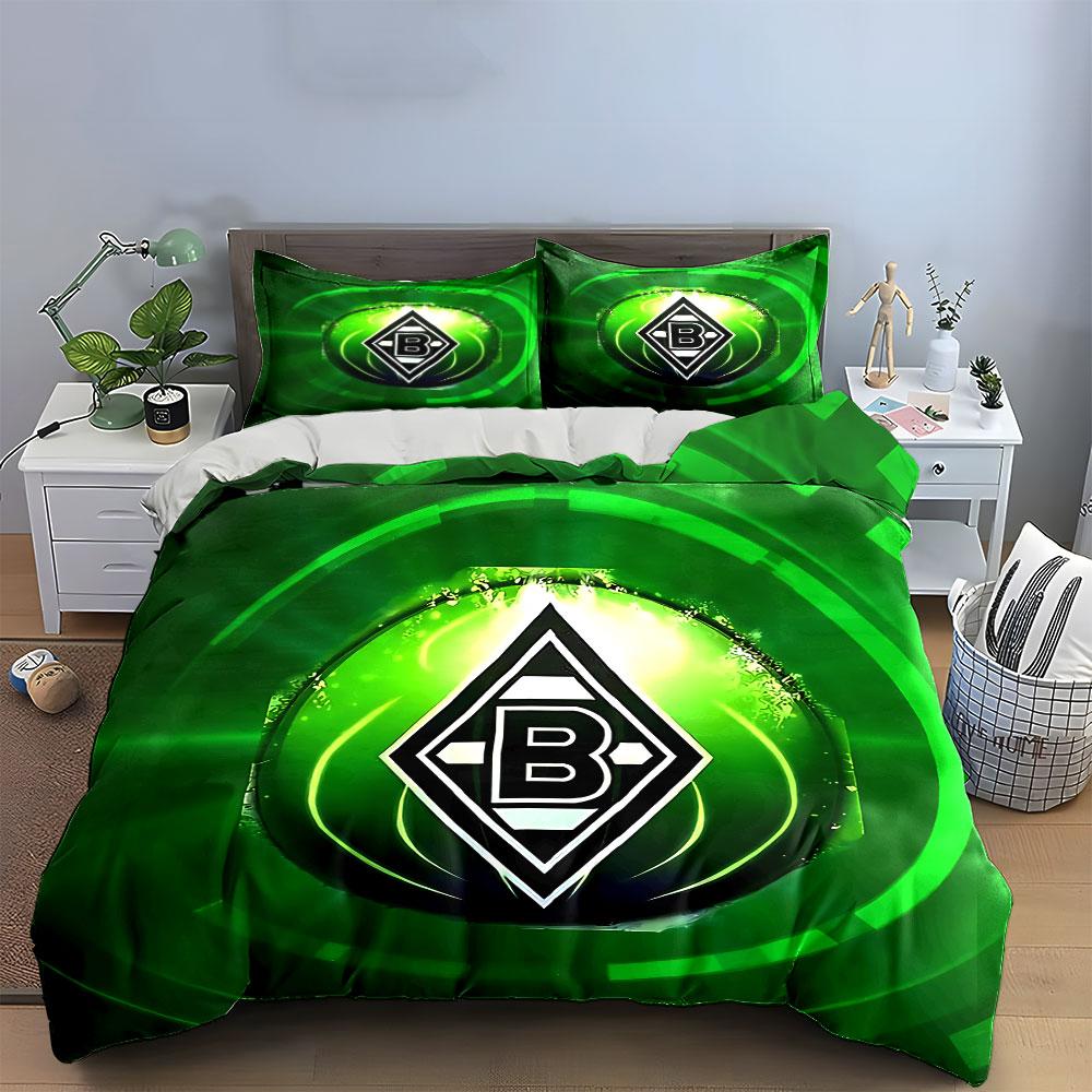 Green Diamond Logo Design Bedding Duvet Cover Set Duvet Cover Pillowcases (1*Duvet Cover 2*Pillowcases, without duvet insert)