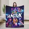 Huntrix K-pop Охотники на демонов Одеяло Разных размеров Мягкое и легкое Пледы для дивана и кровати
