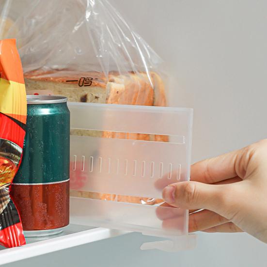 Разделительная доска для холодильника, выдвижной пластиковый разделитель, классифицированная шина для хранения, регулируемая кухонная полка, органайзер