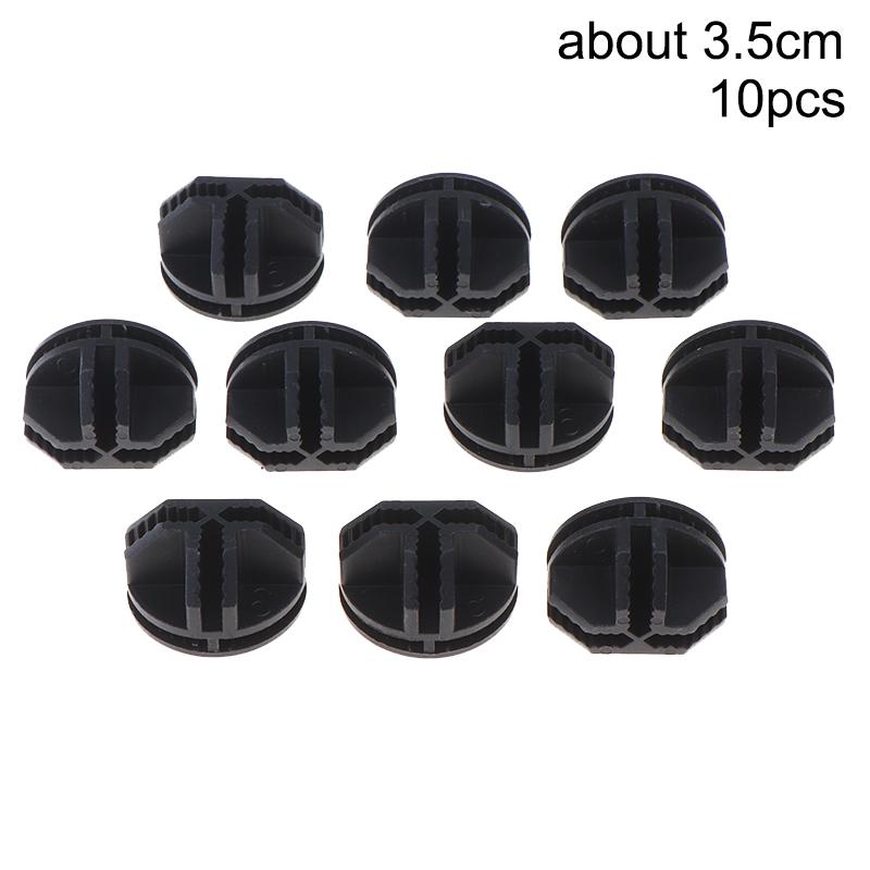 DIY Closet Shoe Rack Connectors 10Pcs Durable Plastic Cube Fasteners for Wire Grid Shelf Home Storage Organization