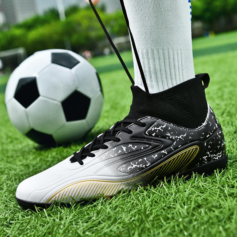 Мужские высокие носки 35–45, футбольные бутсы TF Broken Nails, молодежная спортивная обувь, футбольные тренировочные кроссовки, футбольные бутсы для мальчиков