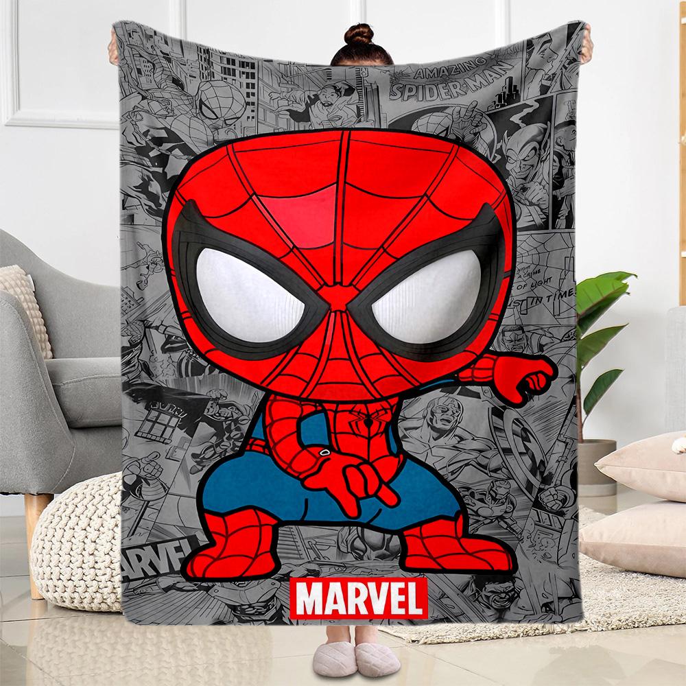 Black Spider Background Blanket Ultra-Soft Great for Livingroom Couch Chair for All Seasons Modern Gift for Travel Home Birthdays