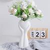 Creative Art Vase Ceramic Hydroponic Vase Dried Flower Decoration Flower Arrangement Home Decor Desktop Art Ornament