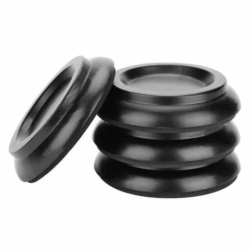 Vbestlife Piano Caster Cups, Set of 4, EVA Mats for Upright Pianos, Non-Slip, Anti-Vibration, Stress Dispersion, and Moisture Protection, Piano Wheel