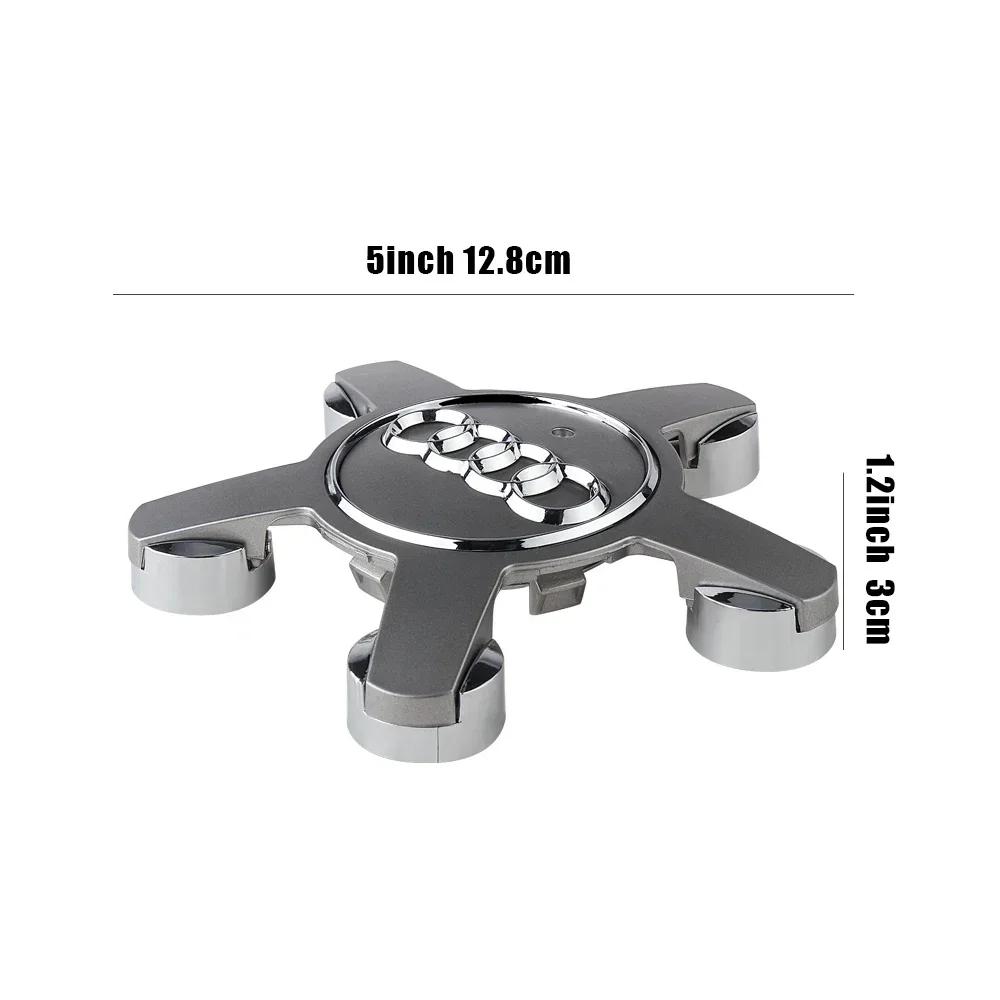 4PCS 135mm Car Five Claws Wheel Center Cap Hub Covers 4F0601165N Accessories For AUDI A4 B8 B6 B9 B7 A3 8P 8V 8L A6 C7 C6