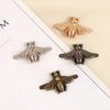 2 шт. металлическая пряжка в форме пчелы для украшения сумки, зажим для застежки, фурнитура для кожаной сумки для рукоделия, аксессуары для обуви