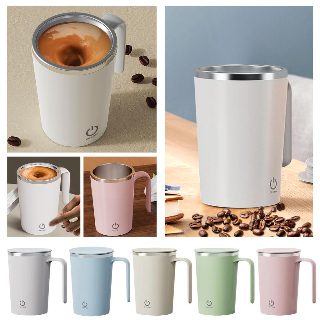 Automatic Stirring Cup Magnetic Mug Rechargeable Stirring Coffee Cup Electric Lazy Rotating Cup For Offices