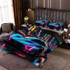 Home Textiles Polyester Duvet Cover Cool Colorful Sports Car 3D Cartoon Printed Quilt Cover Luxury High Quality Soft Bedding Set