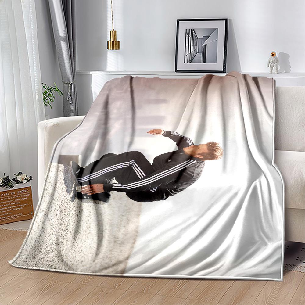 David Beckham's Torso Blanket Durable Comfort Great for Office Chair Bedding Seaside Four Seasons Universal Modern
