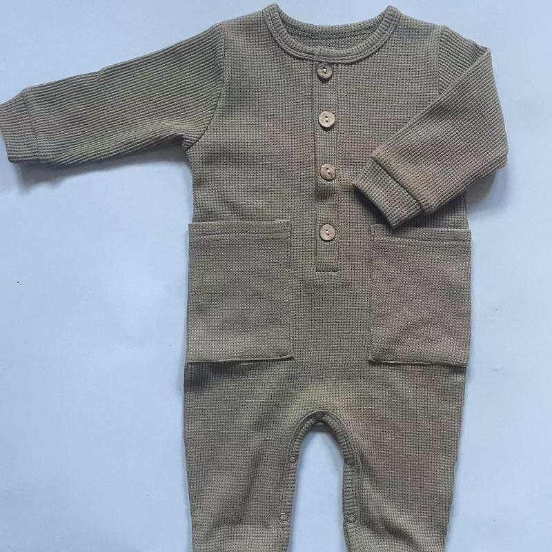 Baby Jumpsuit Spring and Autumn Baby Romper Long Romper Newborn One-piece Long-sleeved Baby Clothes